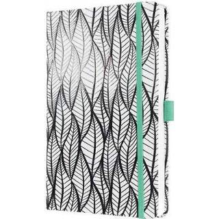 👉 Notitieboek Sigel Jolie Beauty A5 Hardcover Gelinieerd Whitened Leaves 4004360817458