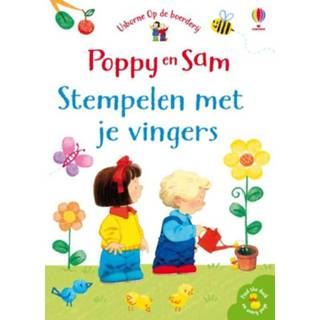 👉 Stempel Poppy en Sam Stempelen met je vingers. Hardcover 9781474962391