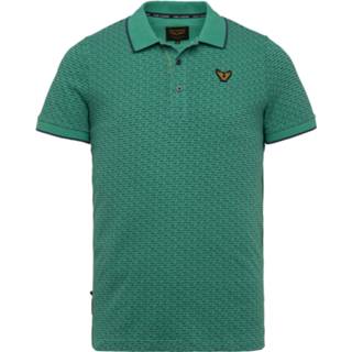 👉 Short sleeve donkergroen m XXXL XL XXL s l men poloshirts groen polo pique all over p deep green 8719419389959 8719419389997