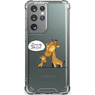 👉 Bumper hoesje Samsung Galaxy S21 Ultra Stevig Giraffe 8720215866933