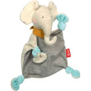 👉 Goud jongens grijs blauw Sigikid ® Snuffeldoek olifant grijs/blauw 4001190426737