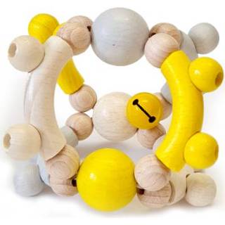 👉 Rammelaar geel meisjes HESS Motor bal, nature 4016977110969