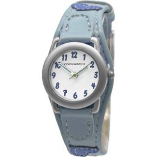 👉 Cool Watch meiden horloge met blauwe hartjes P.1584