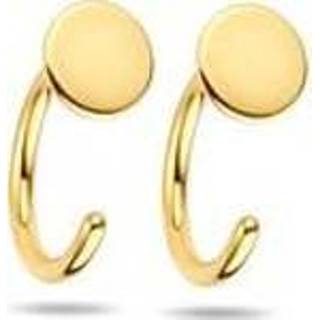 👉 Oorring gouden active Huggie Oorringen Rondje