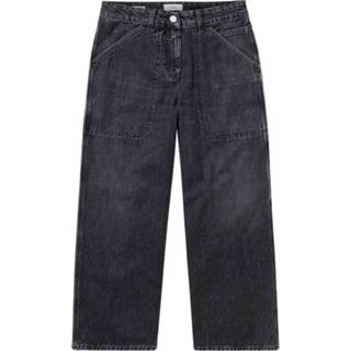 👉 Spijkerbroek large W26 W25 vrouwen zwart Leyton 7/8th Length Tinted Jeans