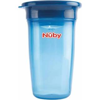 👉 Meisjes blauw Nûby 360° sippy cup WONDER Basic vanaf 6 maanden 300 ml in 5414959049662