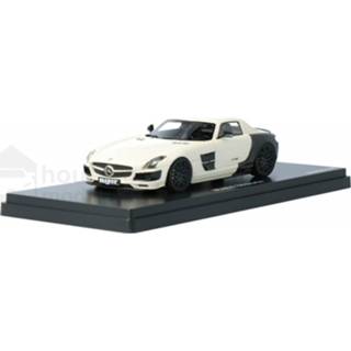 👉 Model auto resin Schuco Pro.R43 wit Mercedes-AMG SLS Brabus 700 Biturbo - Modelauto schaal 1:43 4007864088195