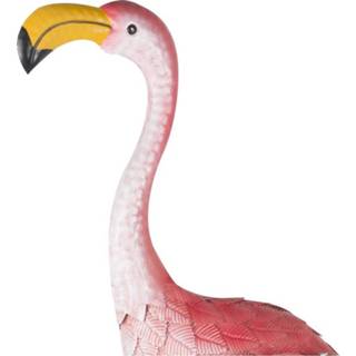 👉 Tuinbeeld One Size roze Flamingo thema tuindecoratie/tuinbeeld 104 cm - Tuindecoratie/Tuinbeelden dierenbeelden 8719538963399