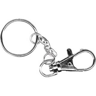 👉 Sleutelring 30x Hobby sleutelring/sleutelhanger met karabijnslot