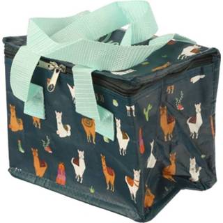 Kleine koeltas alpaca/lama print voor 6/sixpack blikjes - Koelboxen/koeltassen - Lunchtrommel