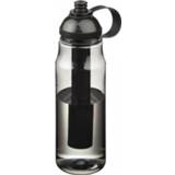 👉 Drinkfles zwarte One Size zwart 2x drinkflessen/waterflessen met koelelement 700 ml - Sportfles BPA-vrij 8720147709308