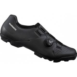 👉 Fietsschoenen 44 mannen zwart Shimano - SH-XC3 Cross Country Schuhe maat Wide, 4550170683078