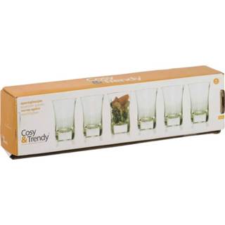 👉 Shotglas glas One Size transparant 24x Shotglazen/borrelglaasjes 35 ml/4,4 x 6,5 cm van - Shotjes glazen Shotglas/borrelglas Shotglaasjes/borrelglazen 8720276472036