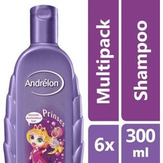 👉 Shampoo plastic meerkleurig Andrélon Prinses - 6 x 300 ml Voordeelverpakking 8717644606995