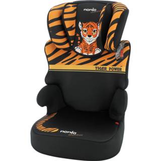 👉 Autostoel tijger plastic One Size multi-oranje groep 2/3 - Befix Adventure 3507460170375