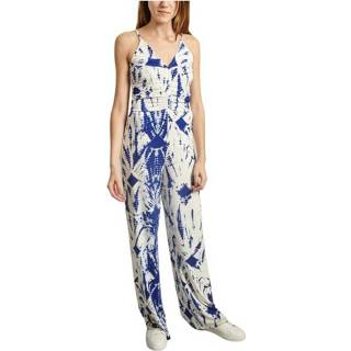 👉 Jumpsuit vrouwen blauw Vamini Tie and Dye Print