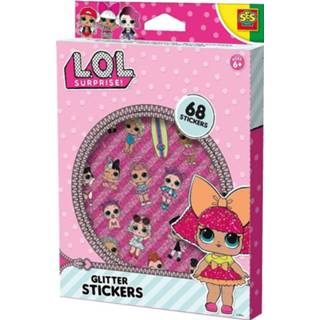 👉 Knutselset One Size GeenKleur Glitter stickers LOL SES - Plakken Creative L.O.L Surprise 8710341141912
