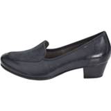 👉 Blauw vrouwen leer Trotteur MONA Donkerblauw 4055706847479