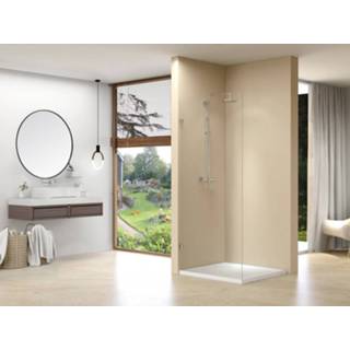 👉 Chroom helder Van Rijn ST01 profielloze vaste wand 60x200cm 7434212281248