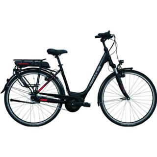 👉 Elektrische fiets zwart active vrouwen Hercules Roberta A+ dames mat 54cm 500 Watt