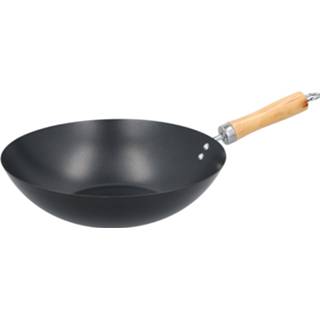 👉 Houten steel One Size no color Alpina Wok - 30cm anti-aanbaklaag 8711252130453