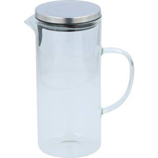 👉 Alpina glazen waterkan met deksel - 1,3 liter