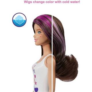 👉 Tienerpop multicolor kunststof One Size meerkleurig meisjes Barbie Color Reveal Dogpark/movie 17-delig 887961951080