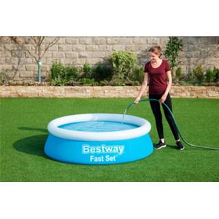 👉 Bestway Zwembad - Kinderzwembad met Opblaasbare Rand - Ø 183 cm