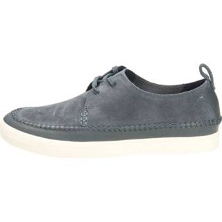 👉 Veterschoenen nubuck vetersluiting blauw Clarks 5050408476735