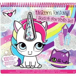 👉 Stickerboek Crayola Fashion Angels Kleur/stickerboek Unicorn 120-delig 787909122032