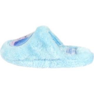 👉 Disney Frozen instap sloffen/pantoffels Elsa lichtblauw voor meisjes - Pantoffel instappers - Slipper sloffen