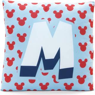 👉 Rood blauw microfiber One Size Disney kussens Mickey Mouse junior 40 cm rood/blauw 8430957132486