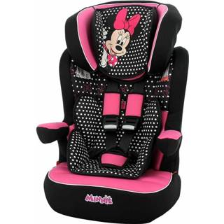 👉 Autostoel Nie Mouse plastic One Size multi-roze iMax - 9 tot 36 kg Groep 1 2 3 Minnie 3507460160437