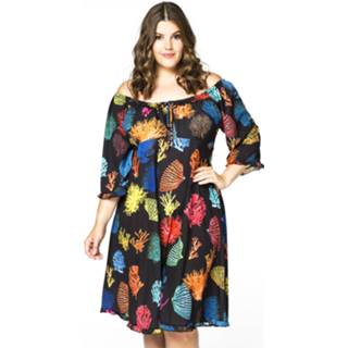 👉 Dress wide neck CORAL 38/40 black