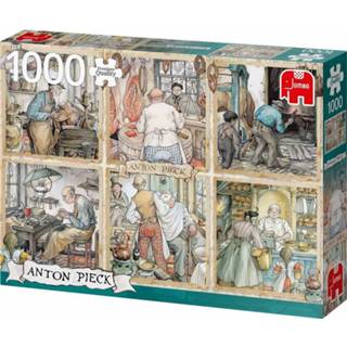 👉 Puzzel One Size GeenKleur Anton Pieck - Vakmanschap 1000 stukjes Legpuzzel Jumbo 8710126188170