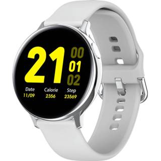 👉 Watch zilver active S20S 1.4 inch HD-scherm Smart Watch, IP68 waterdicht, ondersteuning voor muziekbediening / Bluetooth-foto hartslagmeter bloeddrukmeting (zilver)