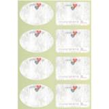 👉 Metaltex etiketten 6,7 x 4,6 cm papier groen/grijs 64 stuks