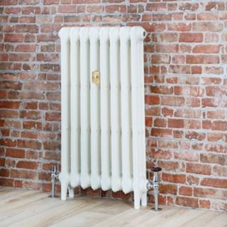 👉 Gietijzeren radiator 66cm Hoog Porseleinwit | Kies de Breedte Mercury 5051752992971