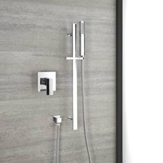 👉 Douchekraan chroom Doucheset - 1-Weg en een Glijstang met Handdouche | Kubix 5059803005687