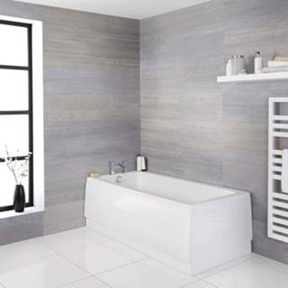 👉 Ligbad wit vierkant omkeerbaar sandford douchebaden modern acryl Configurator | Afvoer Uiteinde 5051752811272