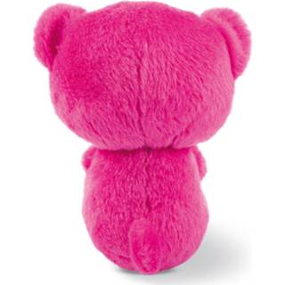 👉 Knuffelbeer roze paars pluche One Size Nici Glubschis junior 15 cm roze/paars 4012390455533