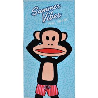 👉 Strandlaken blauw lichtblauw katoen One Size jongens Paul Frank 140 x 70 cm 5204679193352