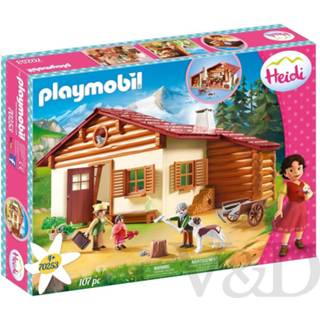 👉 One Size no color Playmobil - Heidi met grootvader bij de alpenhut (70253) 4008789702531