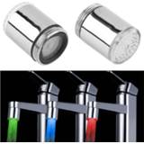 LED Light Water Tap Temperature Sensor RGB Glow Shower Stream Head Faucet