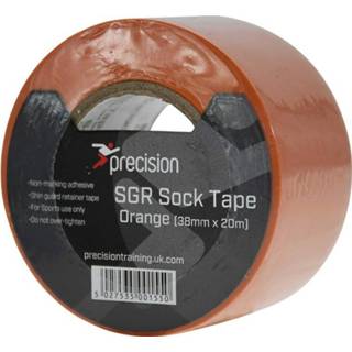 👉 Sokkentape oranje PVC One Size Precision 20 m x 38 mm 5 stuks 5027535001550