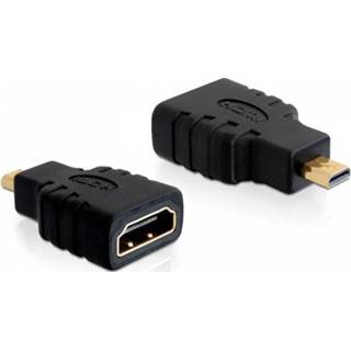 DeLOCK micro-HDMI-D male naar HDMI-A female