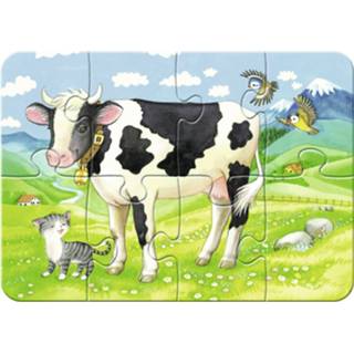 👉 Puzzel One Size GeenKleur My First boerderijdieren 4 in 1 - 2/4/6/8 stukjes Legpuzzel Ravensburger 4005556070770