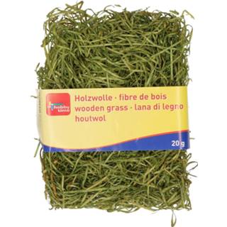 👉 Vulmateriaal groen vulling kleur houtwol 20 gram vulmateriaal/vulling