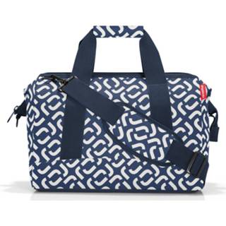 👉 Reistas blauw Signature Navy m multi-blauw Reisenthel Allrounder Sporttas - 18L 4012013720734