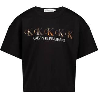 👉 Shirt katoen vrouwen zwart T-shirt 8719853690437